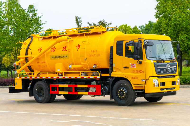 東風天錦清洗吸污車（KS)(清水   污水15方)